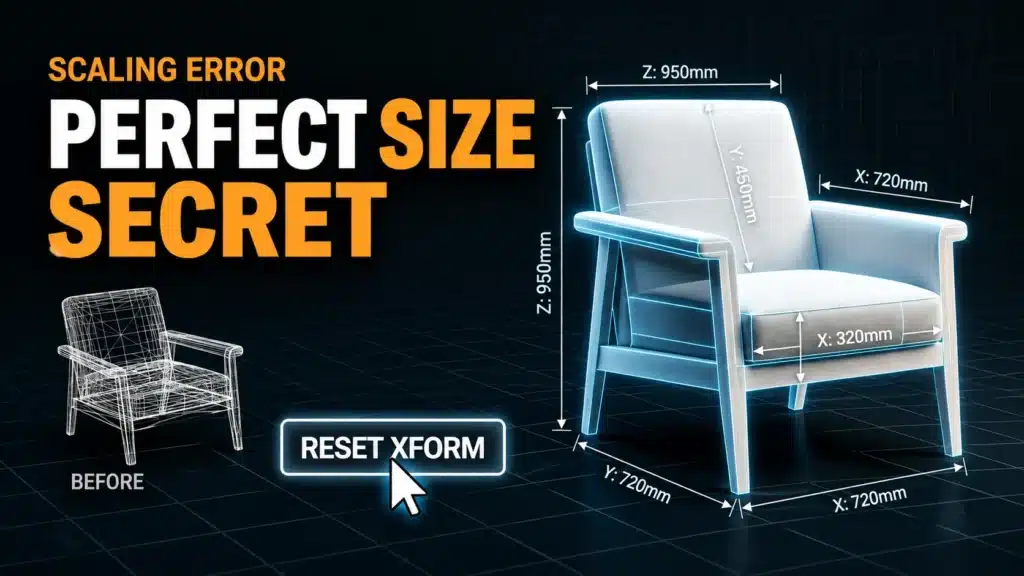 How to Get the EXACT Size of a Model in 3ds Max (2 Easy Methods)